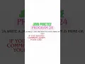 Java Practice Program 24