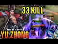 Download Lagu Almost SAVAGE!! Yu Zhong Beast Mode Insane 33 Kills!! - Build Top 1 Global Yu Zhong ~ MLBB