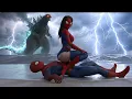 What Did Godzilla Do to Spider- Girl and Spider- Man | Spider-Man \u0026 Hulk vs Godzilla Epic Battle