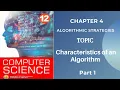 12 Computer Science Chapter 4 ALGORITHMIC STRATEGIES Tamil tn state board Part 1