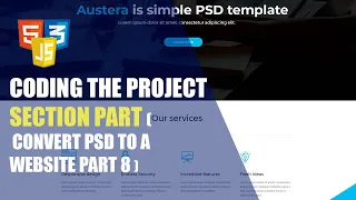 Coding the project section HTML CSS with LESS preprocessor - BEGINNERS