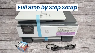 HP OfficeJet Pro 8135e How to Setup Step by step for Beginners