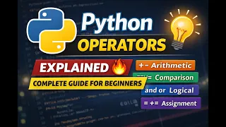 Python Operators Explained Complete Guide for Beginners