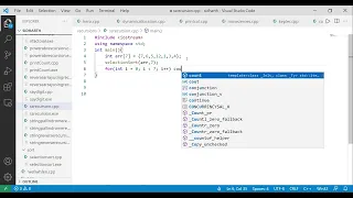 SELECTION SORT USING RECURSION C