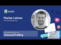 Introduction to Universal Profiling Meetup ElasticFR