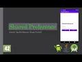 Android Bangla Tutorial 42 Shared Preference Java Android App Development