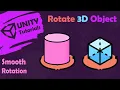 easy way to rotate a 3D object smoothly with mouse unity Works on Android