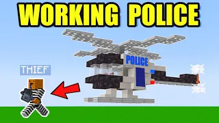 Make A Fully Working POLICE STATION in Minecraft