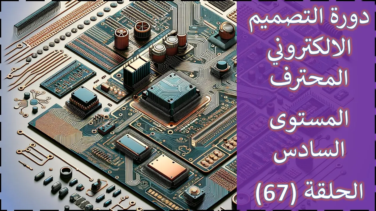 دورة التصميم الالكتروني المحترف:: 67- مقدمة دورة (PCB) وما هي اللوحات المطبوعة