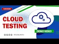 Cloud Testing Online Training Live Recorded Demo Session by Visualpath