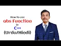 How to Use abs function in C