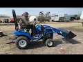 NEW HOLLAND TZ25DA COMPACT 4x4 TRACTOR