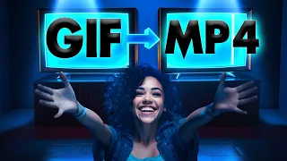 how to convert a gif to an mp4 video easy 