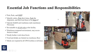 Warehouse Associate II-UPS