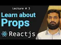 ReactJS Props in Hindi Props in ReactJS in Urdu State and Props in ReactJS Urdu Hindi