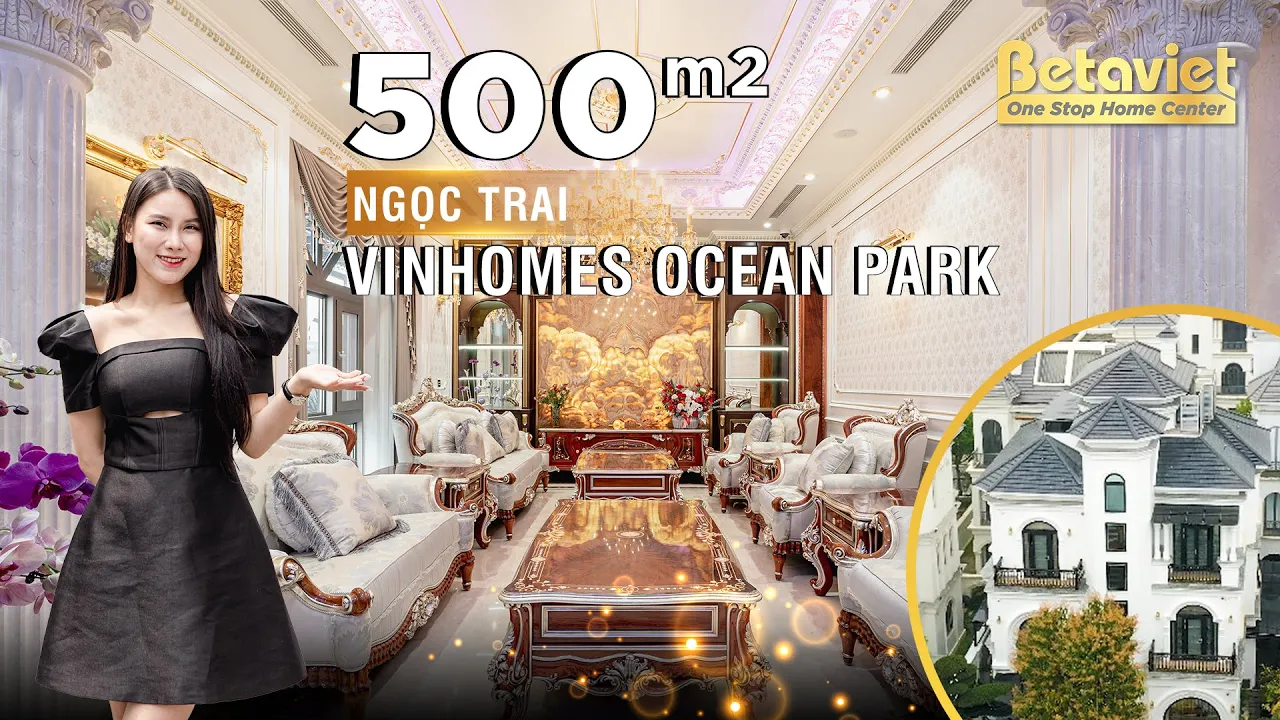 Sống thượng lưu biệt thự ngọc trai triệu đô KĐT Vinhomes Ocean Park