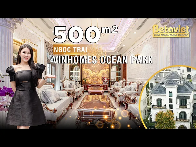 Sống thượng lưu biệt thự ngọc trai triệu đô KĐT Vinhomes Ocean Park