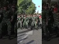 Lagu Indonesian soldiers perform battle cry during Bastille Day rehearsal in Paris