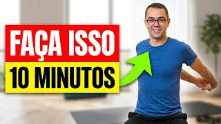 ACABE COM AS DORES EM 10 MINUTOS | Exercício de Alongamento e Mobilidade para Iniciantes em Casa