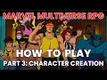 How To Play the Marvel Multiverse RPG Character Creation using X-Men 97 Jubilee as an example