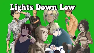 Download Attack on Titan Lyric Prank || tops prank the bottoms (2/2) || Lights Down Low - Bei Maejor MP3