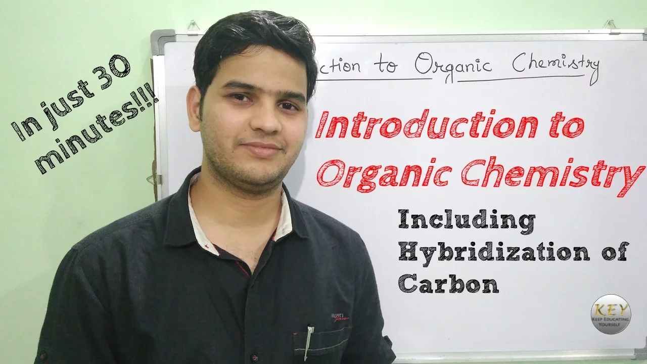 Organic Chemistry Basics with hybridization (Hindi/English/Urdu)