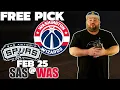 Wizards vs Spurs Free NBA Picks SAS WAS Basketball Bets Kyle Kirms