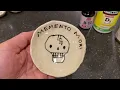 Memento Mori Stardust Ring Dish. Ceramic small ring dish (329)