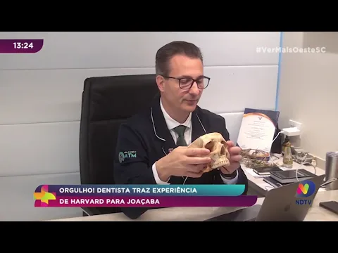 Orgulho! Dentista traz experiência de Harvard para Joaçaba