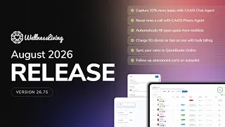 WellnessLiving August 2026 Release Version 26 75