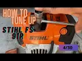 STIHL FS 91R Tune Up Weed Eater Maintenance Spark Plug Fuel Filter Air Filter