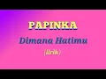 Download Lagu Papinka - Dimana Hatimu (lirik video)