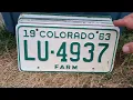 Colorado License Plates