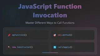 JavaScript Function Invocation this call apply bind More Explained