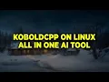 Install ChatGPT AI Image Generator and Voice Chat Bot on ANY Linux distro - KoboldCpp Vulkan