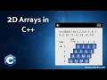 Introduction to Two-Dimensional 2D Arrays And Dynamic Arrays using Pointers