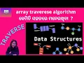 Traverse algorithm of Array Array traversal Traversing of an array