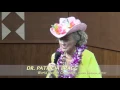 Part 2 Dr Patricia Bragg speaking at the University of Hawaii at Manoa