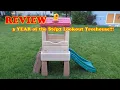 Step2 Play Naturally Playful Lookout Treehouse - 3 YEAR review of the Step2 Lookout Treehouse