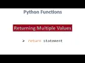 Returning Multiple Values Python Hindi