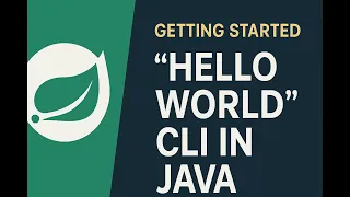 Building a Hello World CLI in Java with Spring Shell Getting Started Walkthrough