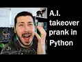 AI took over my computer prank Prank your friend Python Project WiFi scanner