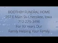 Services for Kenneth L Slater - By Boothby Funeral Home
