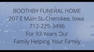 Services for Kenneth L Slater - By Boothby Funeral Home