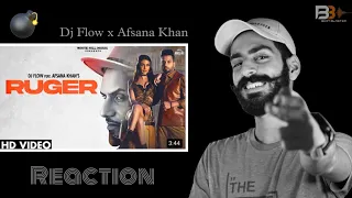 Reaction On Ruger (Official Video) : Dj Flow ~ Afsana Khan | Happy Raikoti | Beat Blaster