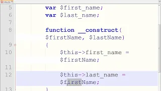PHP OOP 345 The Constructor Overview Part 2