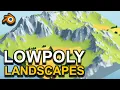Lowpoly Landscape Blender Tutorial
