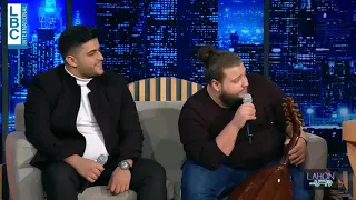 لهون وبس الفنان موسى المولى وعلي المولى   هذا انا  بطريقتهما الخاصة دندنها