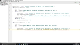 Python Practice DNA RNA Bioinformatics Converter