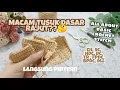 Download Lagu ALL ABOUT BASIC CROCHET STITCH | TUTORIAL DASAR RAJUT MERAJUT PEMULA - Ch, sc, hdc, dc, tr, sl st